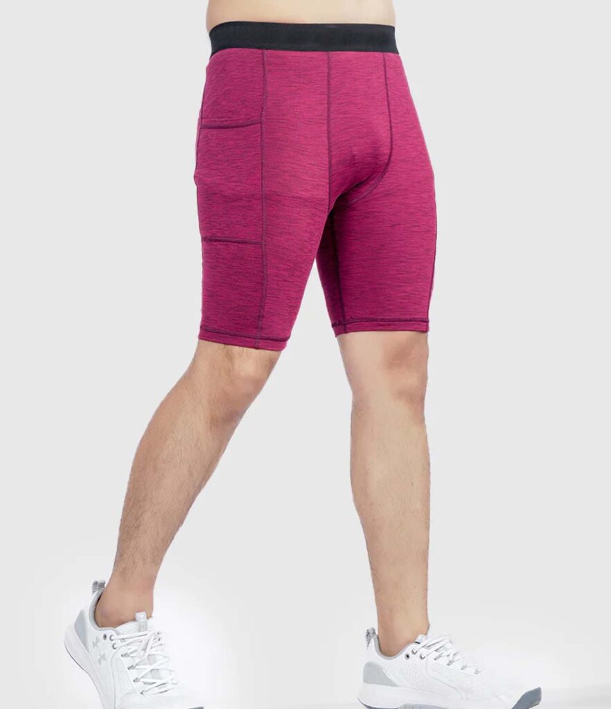 MEN'S COMPRESSION SHORTS PINK