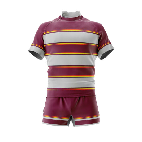 STELLA FIT RUGBY UNIFORM-MAROON