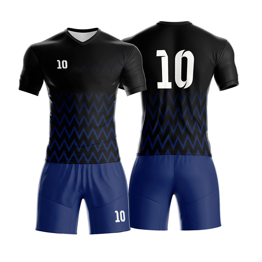 STELLA FIT SOCCER UNIFORM-BLUE BLACK