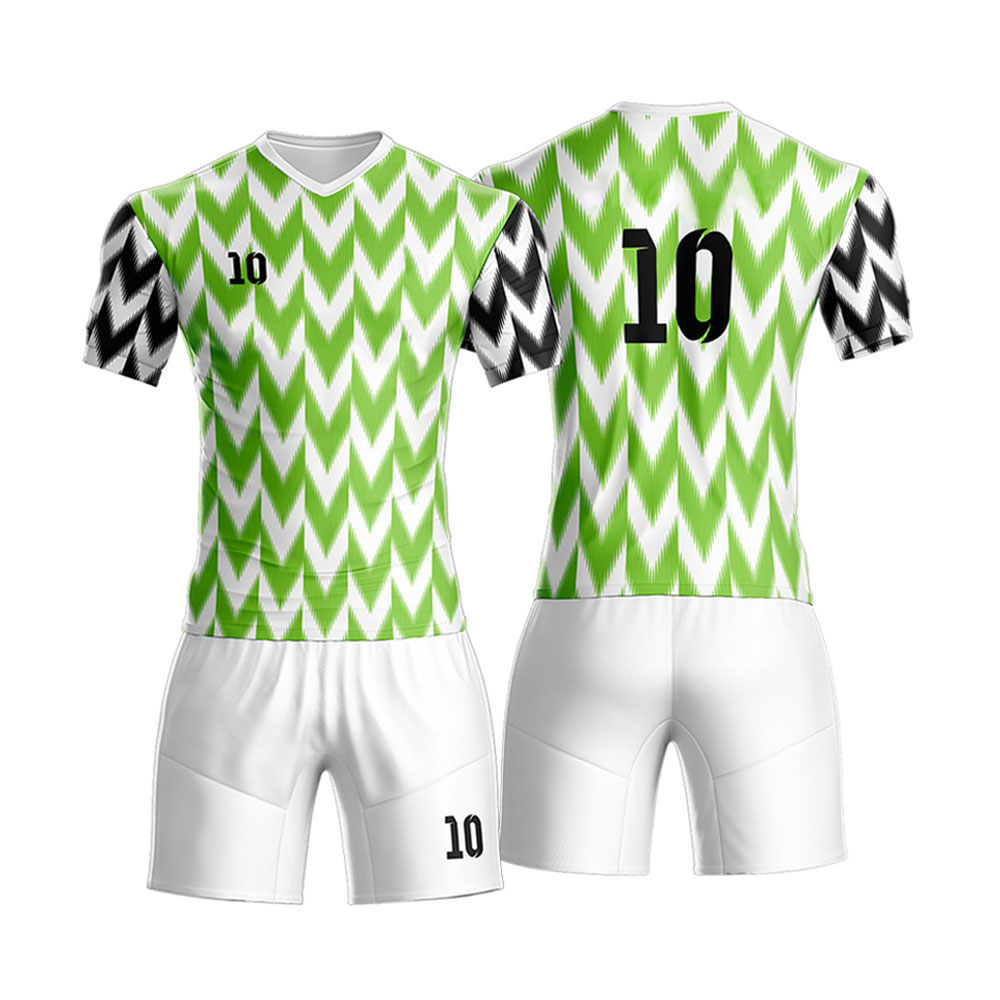 STELLA FIT SOCCER UNIFORM-GREEN WHITE