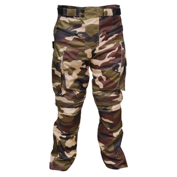 Cordura Motorcycle Pant Camouflage Green