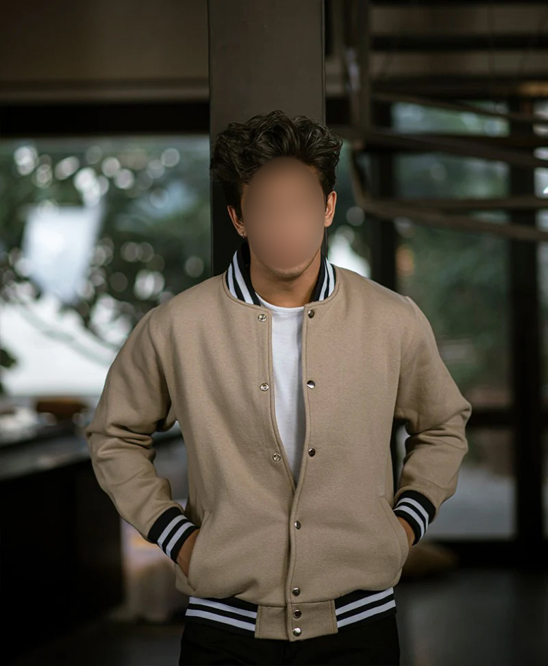 STELLA MEN’S SKIN VARSITY JACKET